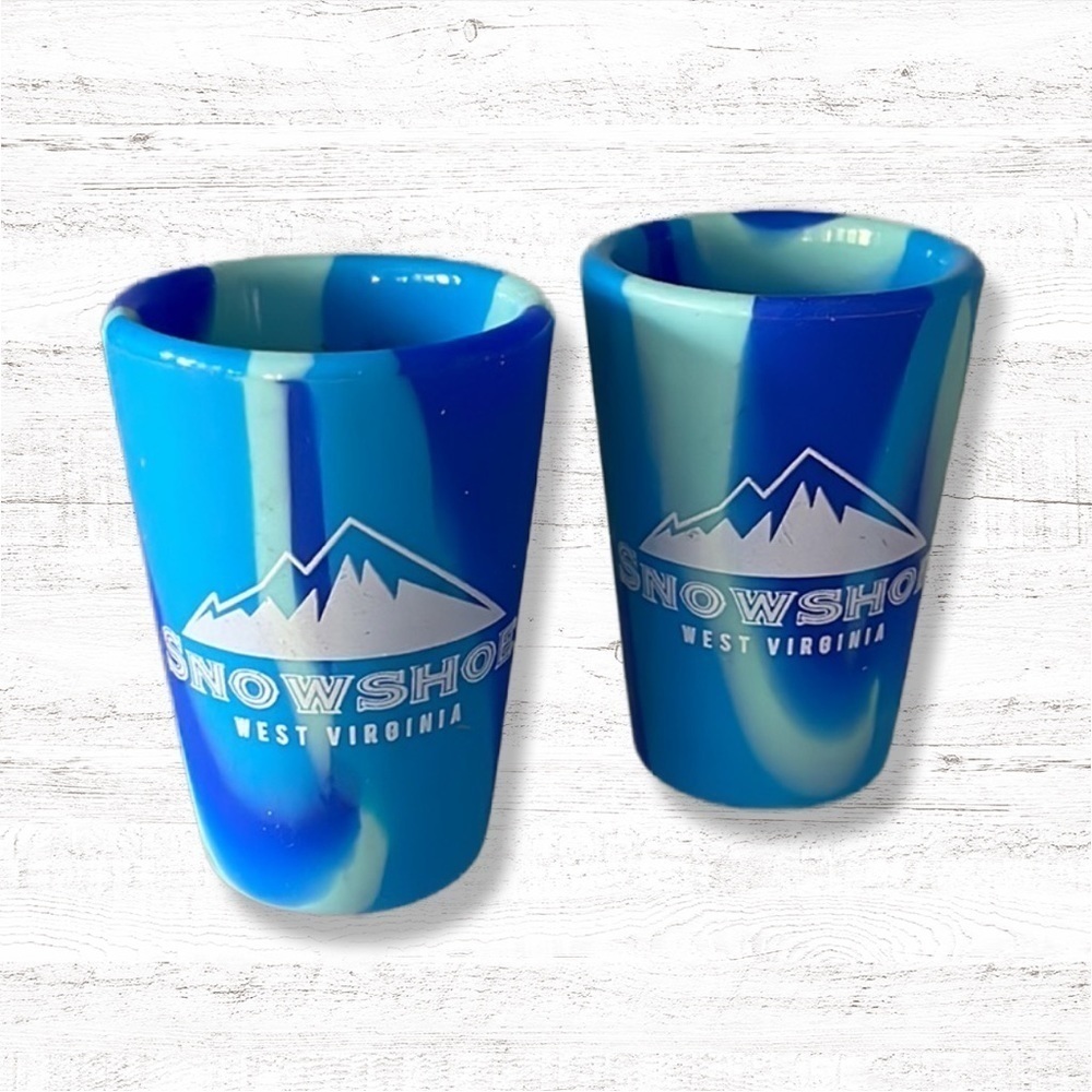 { Silipint } - Snowshoe West Virginia Silicone Silishot Shot Cups